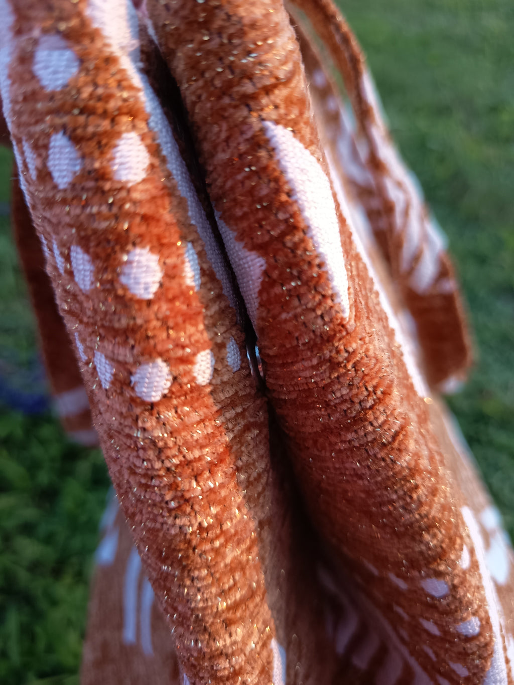 Marokańska boho shoperka brązowa