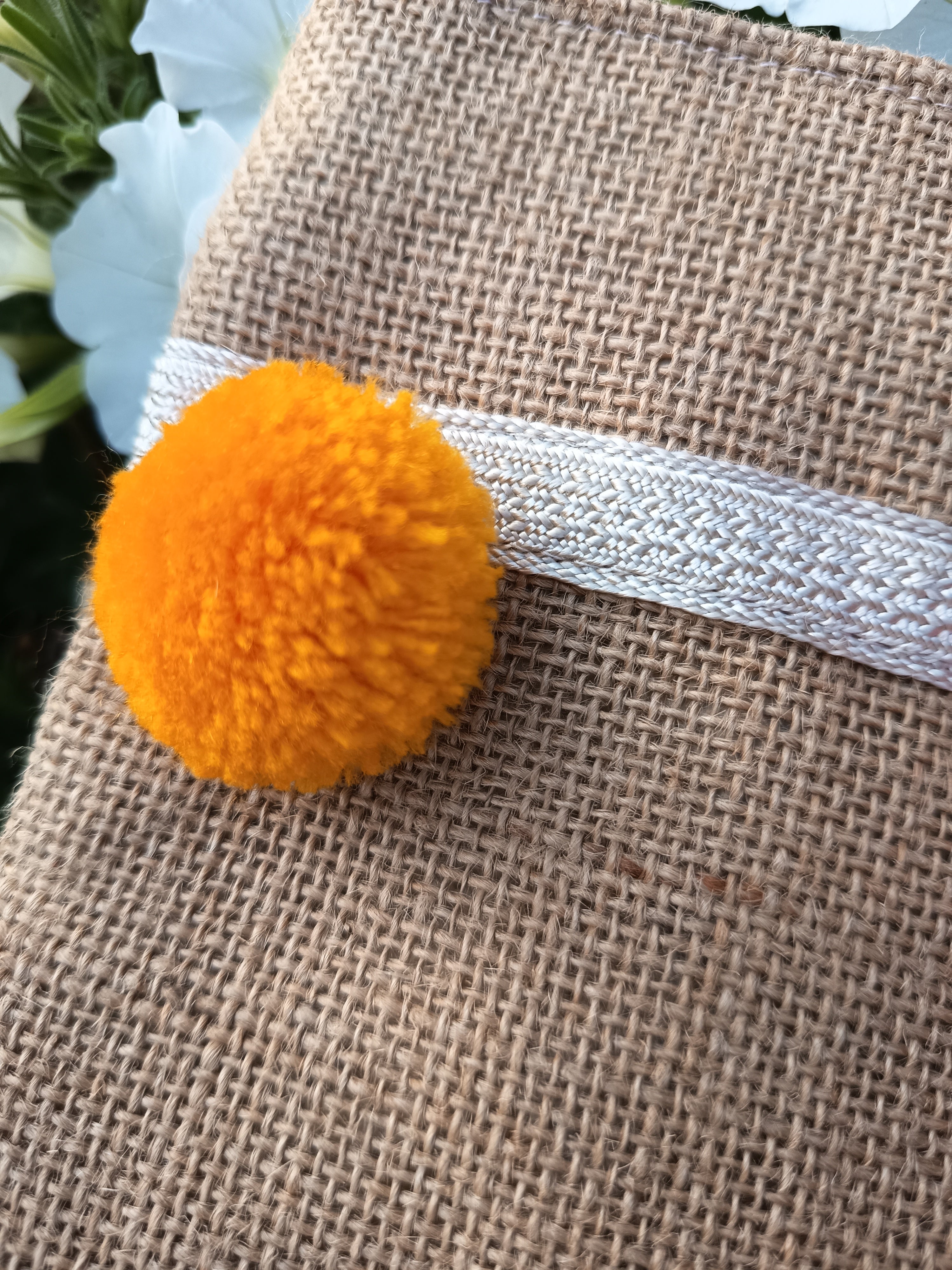 Kosmetyczka boho kolorowe pomponiki