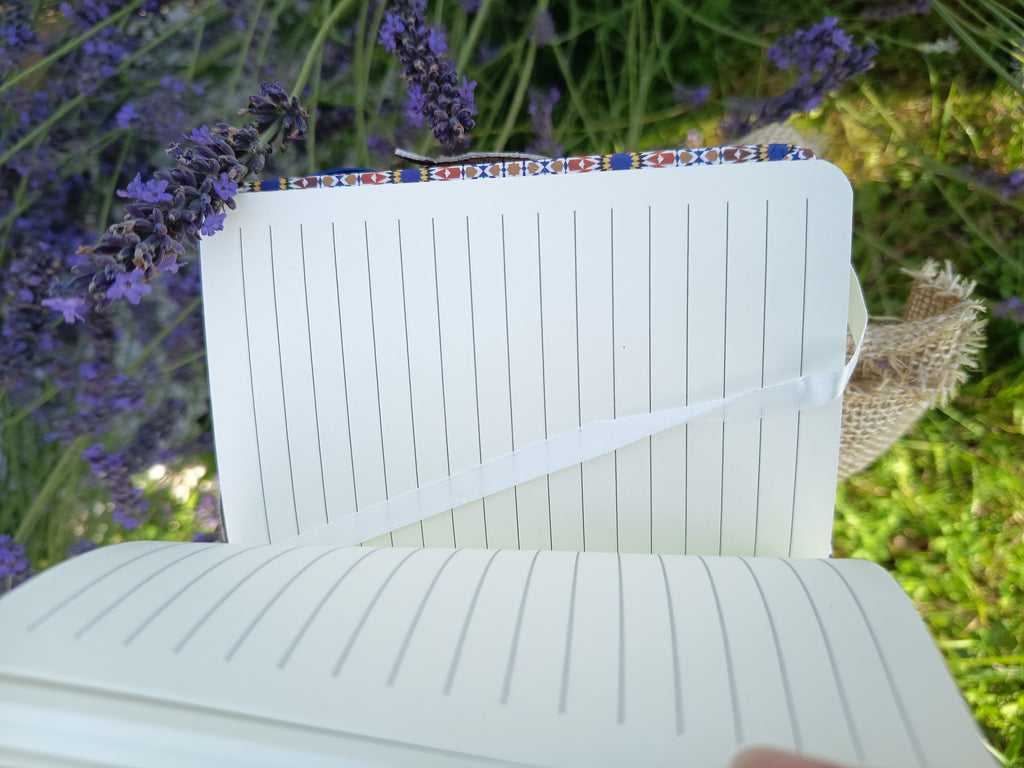 Orientalny notes z Maroka z gumką kolorowy